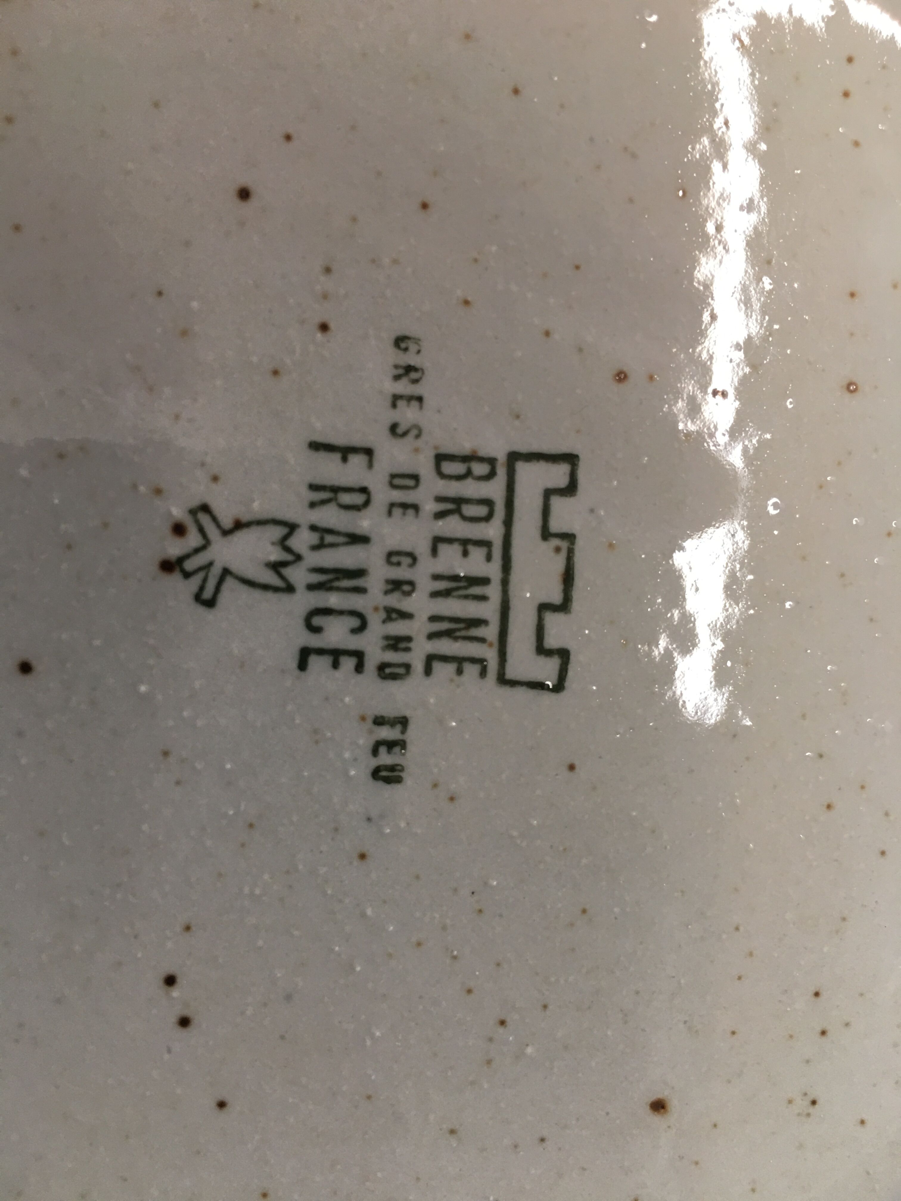 Rare coffee / tea service in Brenne sandstone "Grand Feu" - France 70s