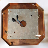 Brass wall lamp beveled glasses