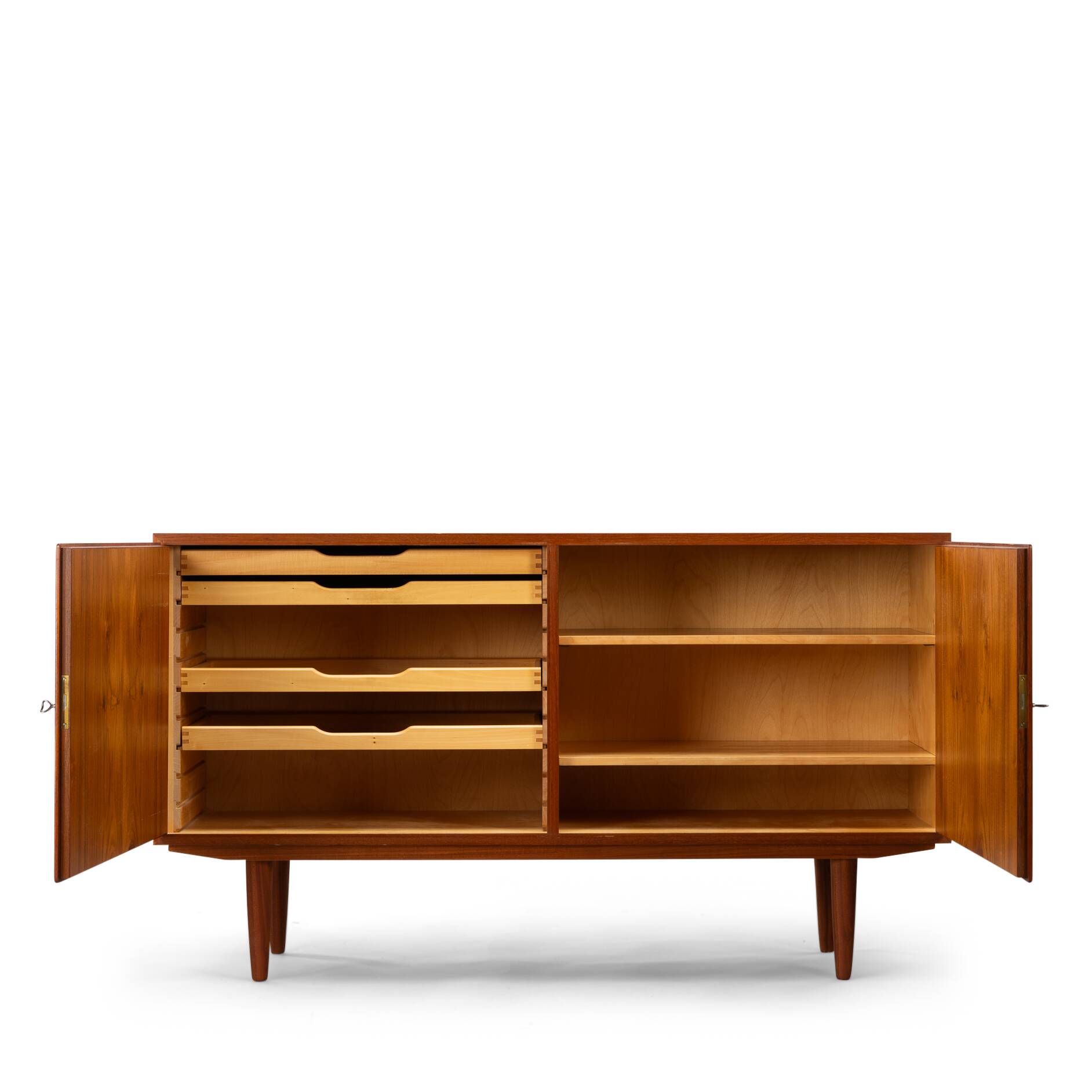 Teak Sideboard No. 42 by Carlo Jensen for Hundevad & Co, 1960s