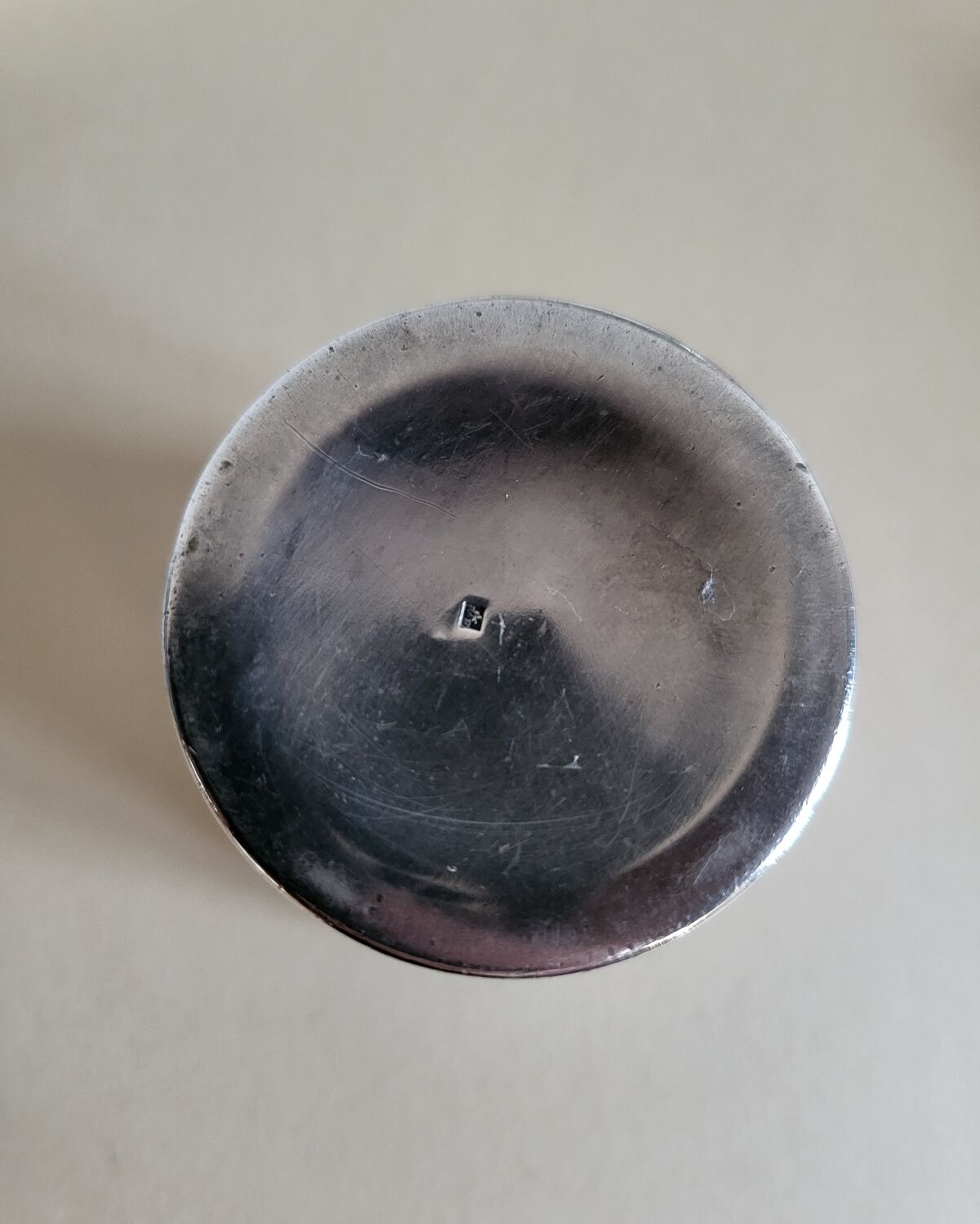 Silver-plated metal timbale by RAVINET d'ENFERT