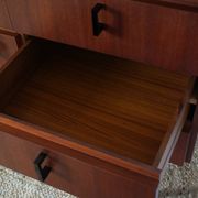 Commode coiffeuse Danoise en teck vintage 1960