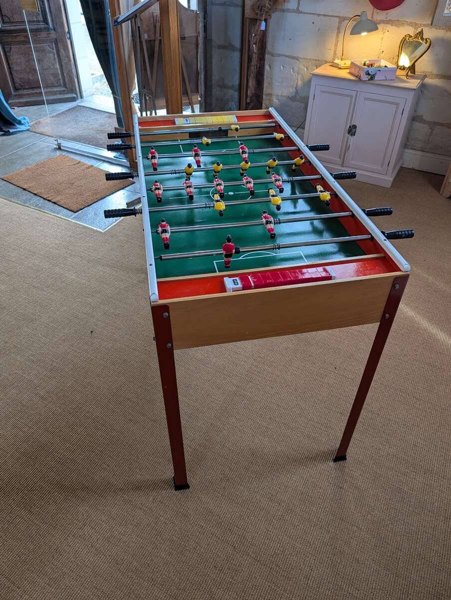 Vintage foosball table
