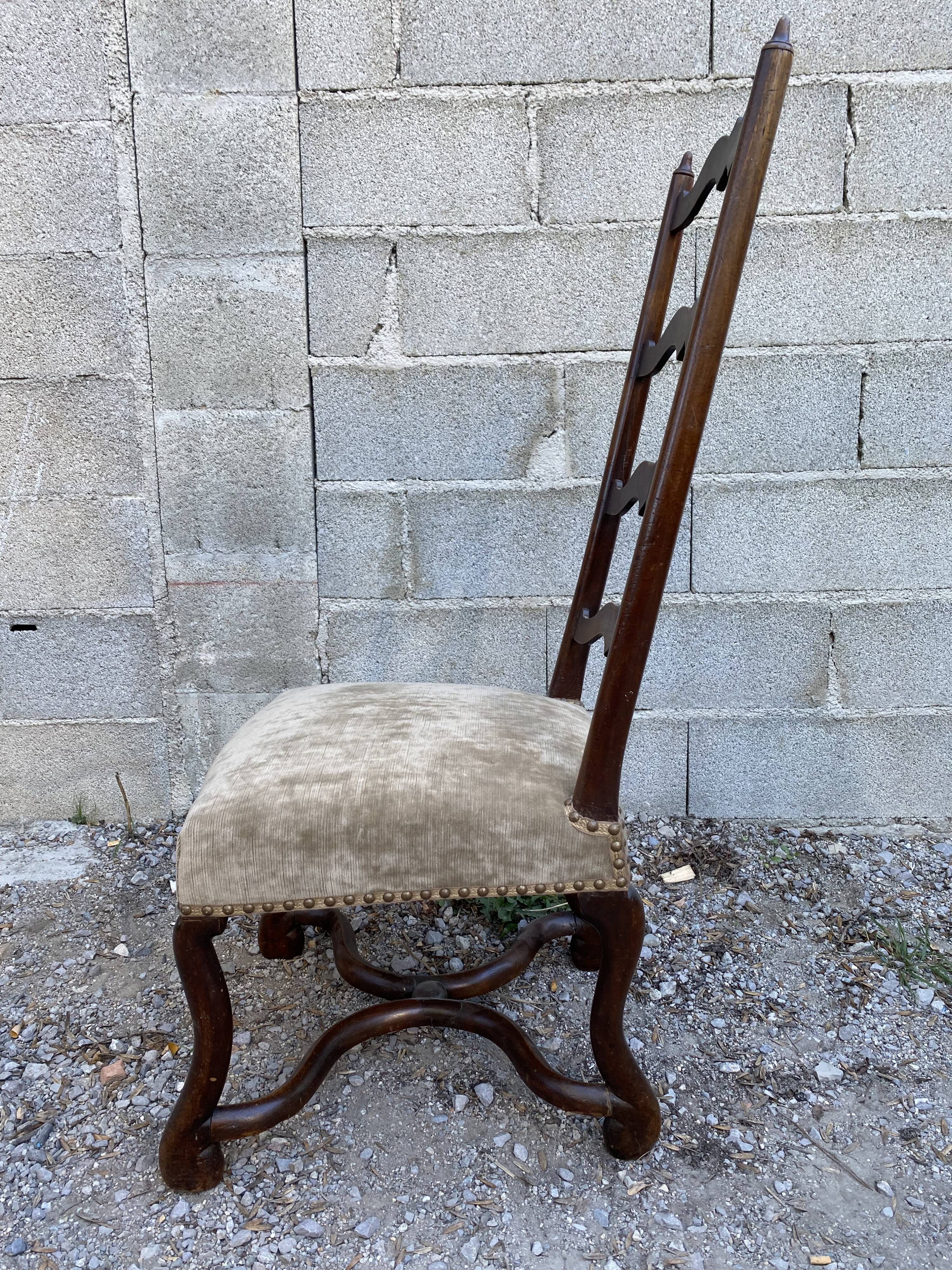 Louis XIII bedroom chair
