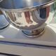 Silver metal champagne bucket