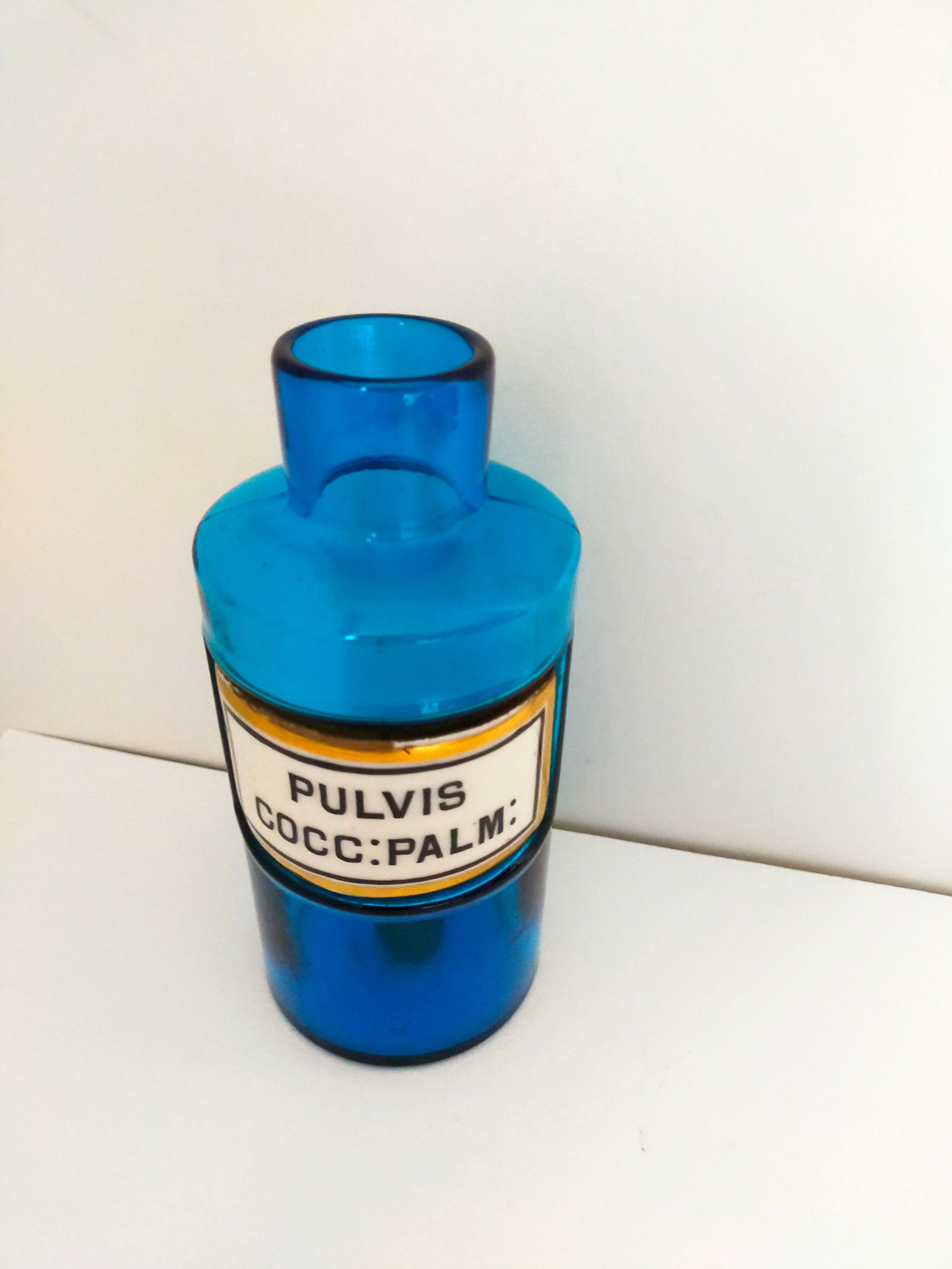 Blue pharmacy pot Tissier Paris Napoleon III