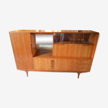 Buffet scandinave en teck Tricoire et Vecchione