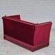 1970s, Danish 2 seater sofa, original condition, furniture velour, ash wood.