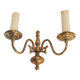Applique murale laiton 2 ampoules