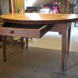 Oval cherry table