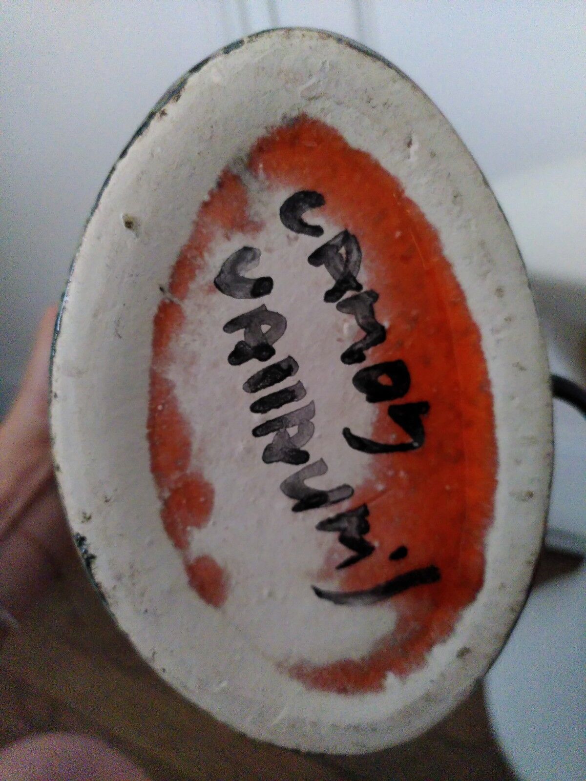 Vallauris ceramic lamp