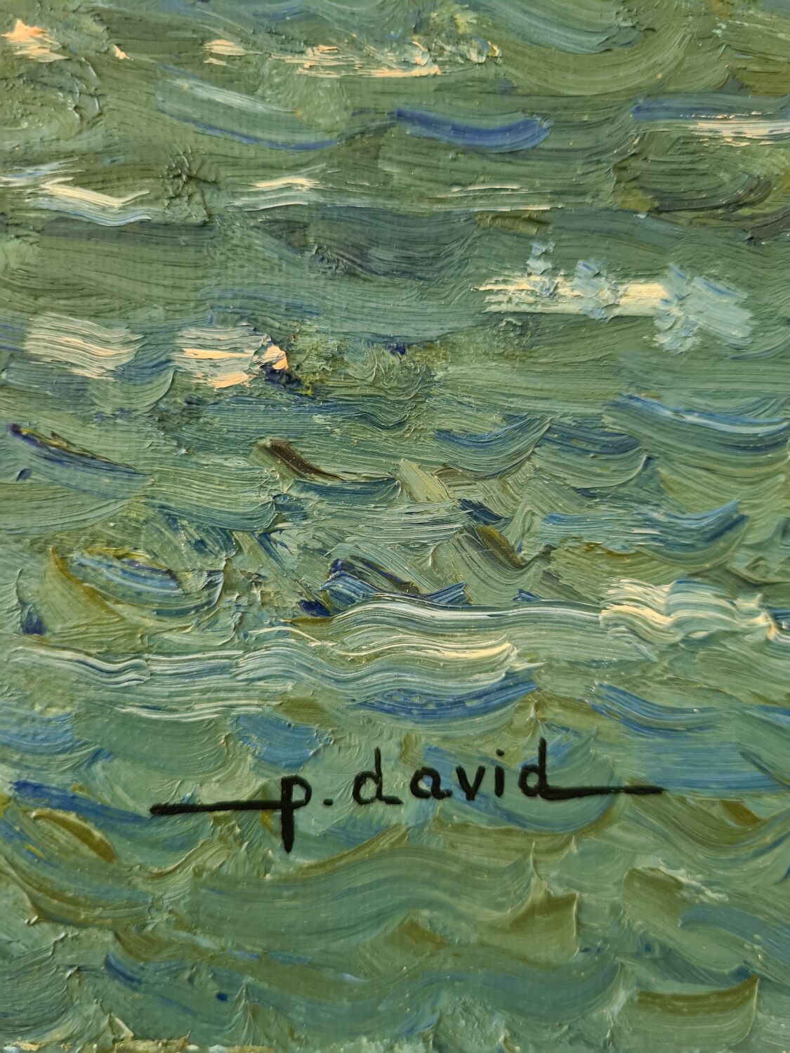 View of Mont Rose in Marseille - Oil on canvas