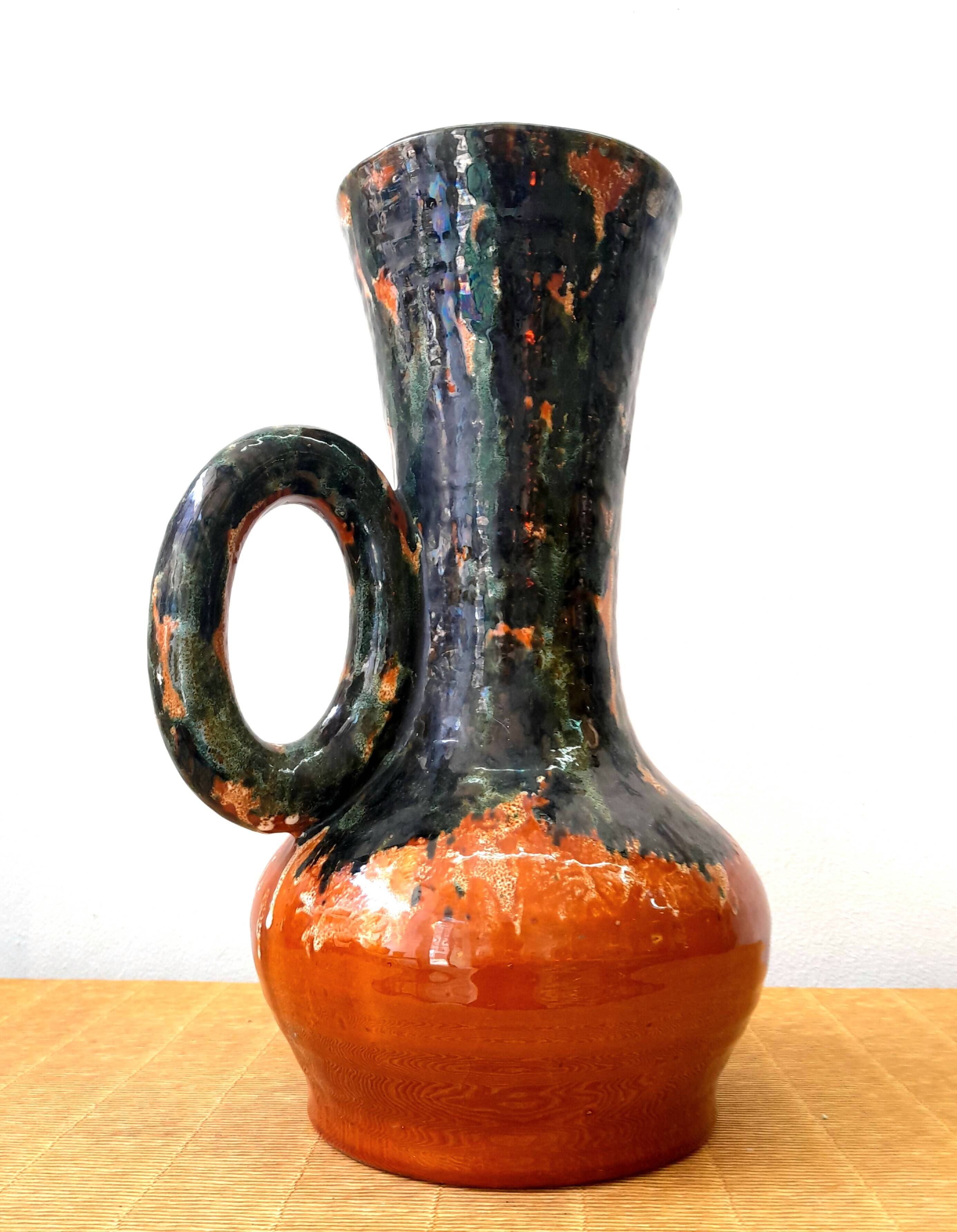 XXL vintage ceramic vase 1960