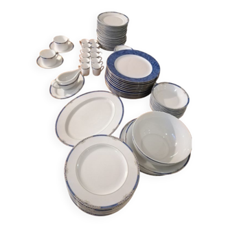 Service of 94 pieces Sologne porcelain