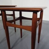Danish Teak Nesting Tables, 1960s, Set of 2