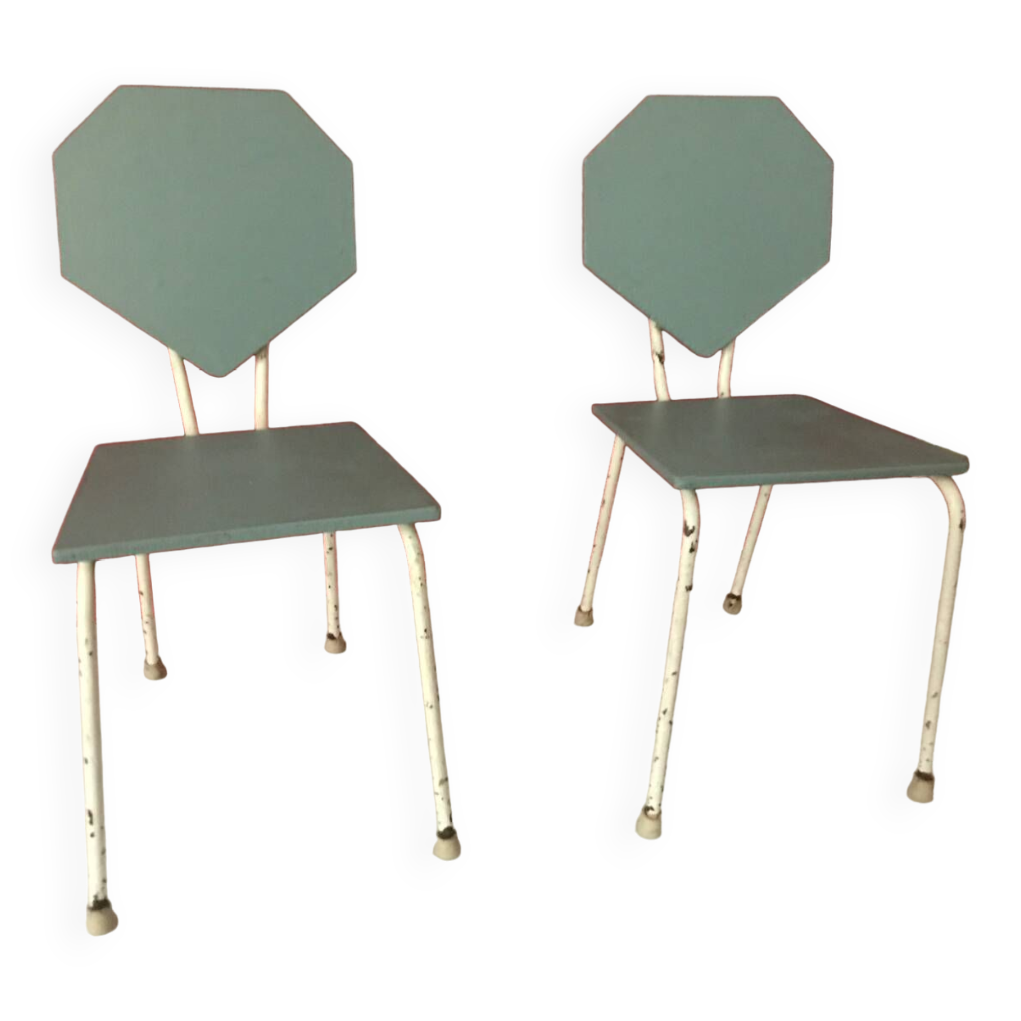 Pair of vintage children's chairs