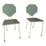 Pair of vintage children's chairs