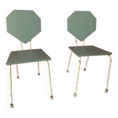 Pair of vintage children's chairs