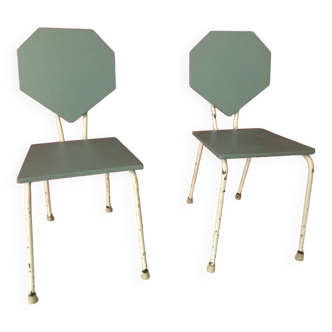 Pair of vintage children's chairs