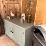 Renovated solid wood sideboard