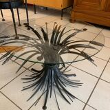 Table Basse Épi Robert Goosens CocoChanel Circa 1970