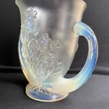 Large vase with 2 Art Deco handles signed Verlys