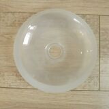 Set of 4 French Vintage Retro White Opaque Glass Replacement Shades 248