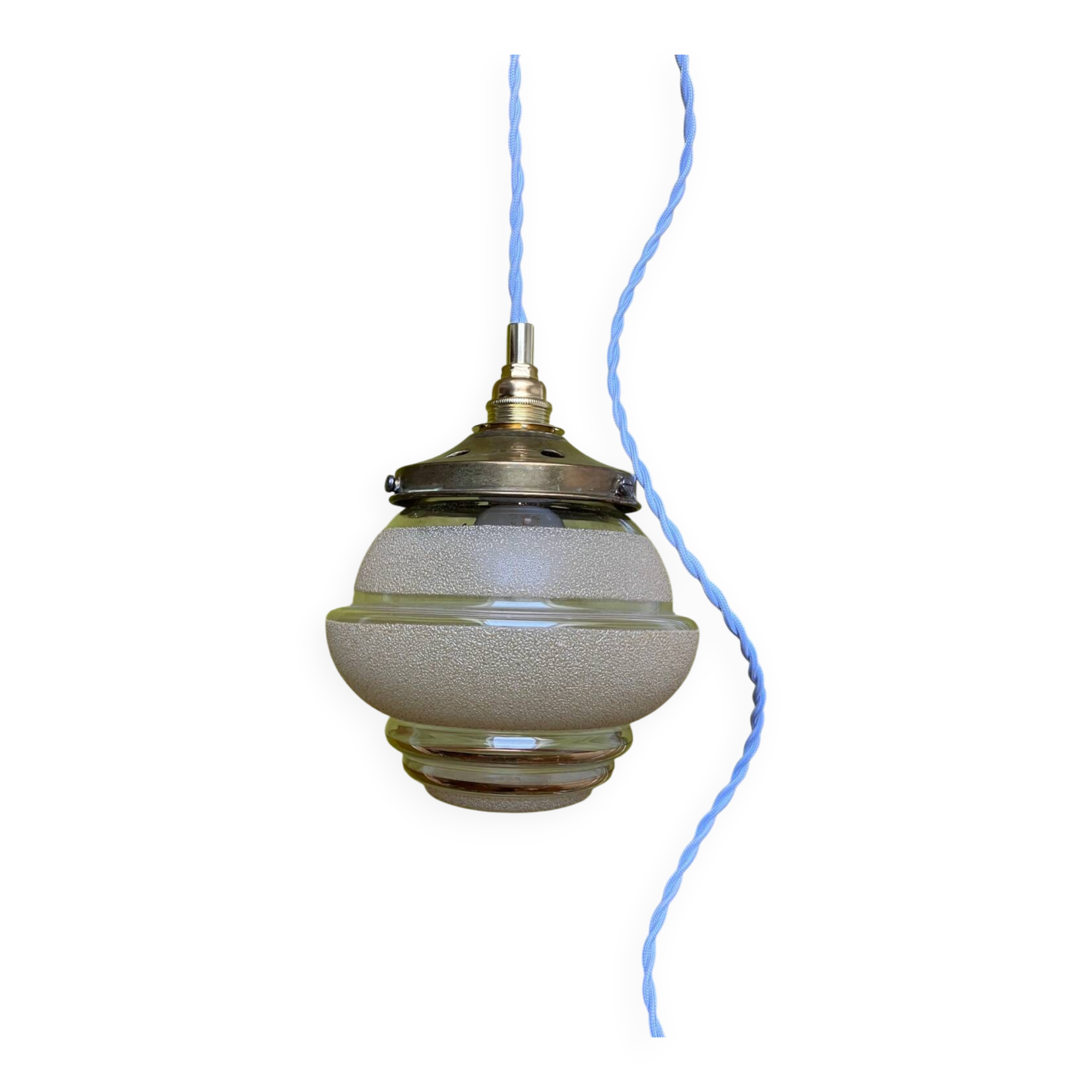 Lampe baladeuse globe art deco vintage