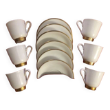 Hartporzellan coffee cups and saucers