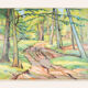 Woodland Walk, Oil on Plate, 124 x 95 cm