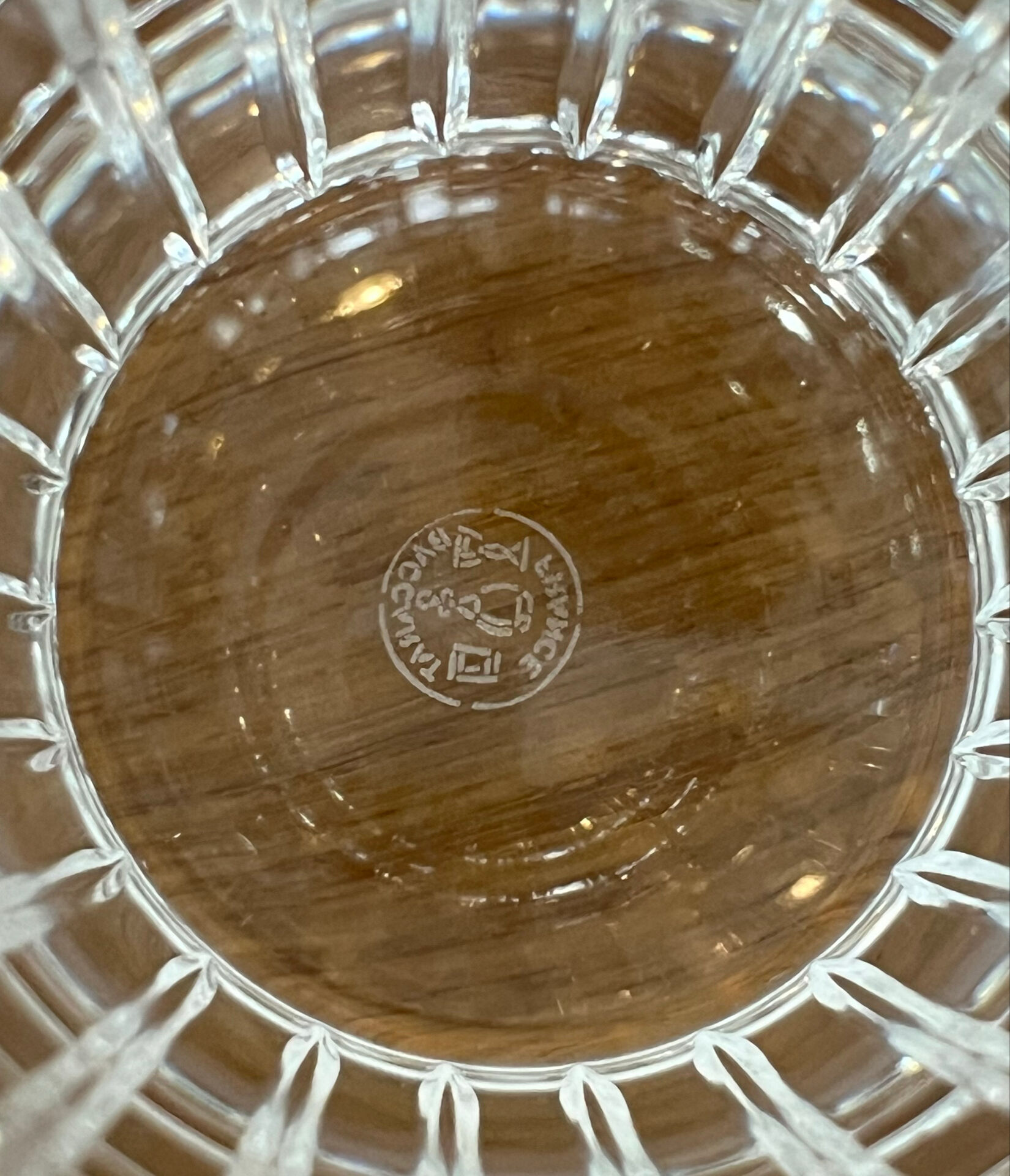 Set of 5 Harmonie goblets signed by Baccarat