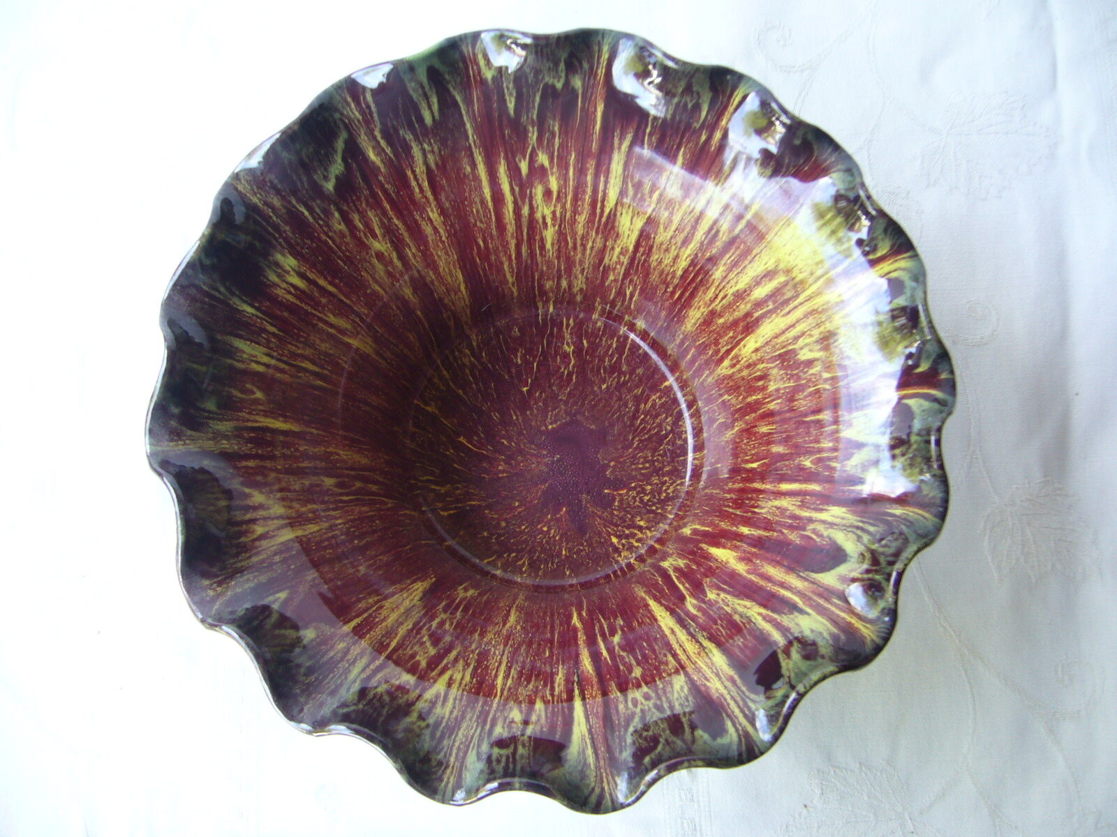 Vintage ceramic pot cover "petit masse morvan"