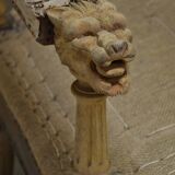 Canapé ancien en chêne xixe siècle
