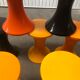 Lot 7 vintage tamtam stools 60s