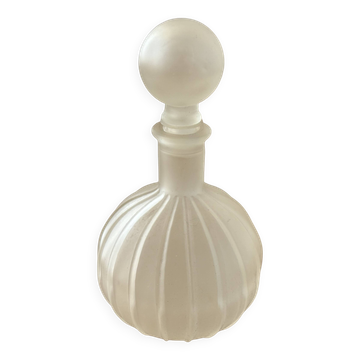 Carafe en verre Vintahe Empoli avec bouchon, Italie, années 1960