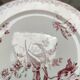 6 assiettes à dessert modèle Fontanges par Sarreguemines