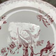 6 assiettes à dessert modèle Fontanges par Sarreguemines