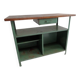 Banc de travail industriel vintage