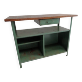 Vintage industrial workbench