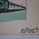 Drawing in indian ink circa 1910