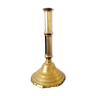 Brass push candle holder, nineteenth century