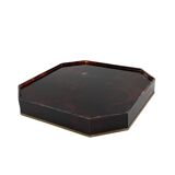Hollywood regency octagonal tray, Italy 1970s