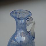 Miniature vase Scavo Seguso Vetri d'Arte iridescent glass Murano 1950