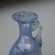 Miniature vase Scavo Seguso Vetri d'Arte iridescent glass Murano 1950