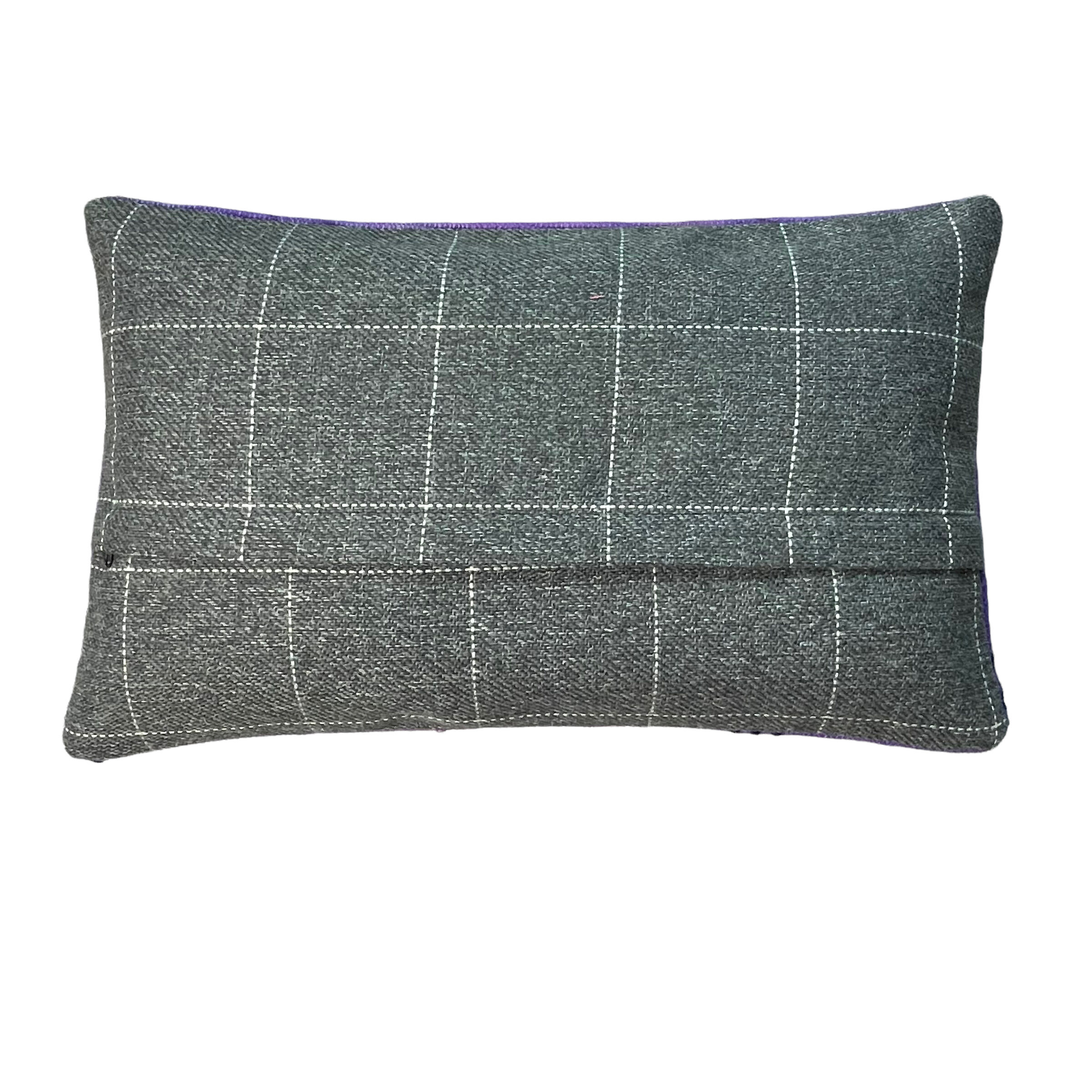 Vintage turkish kilim cushion cover 30 x 50 cm