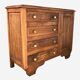 Commode tiroirs et placard années 50