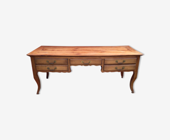 Bureau style Louis XV en merisier
