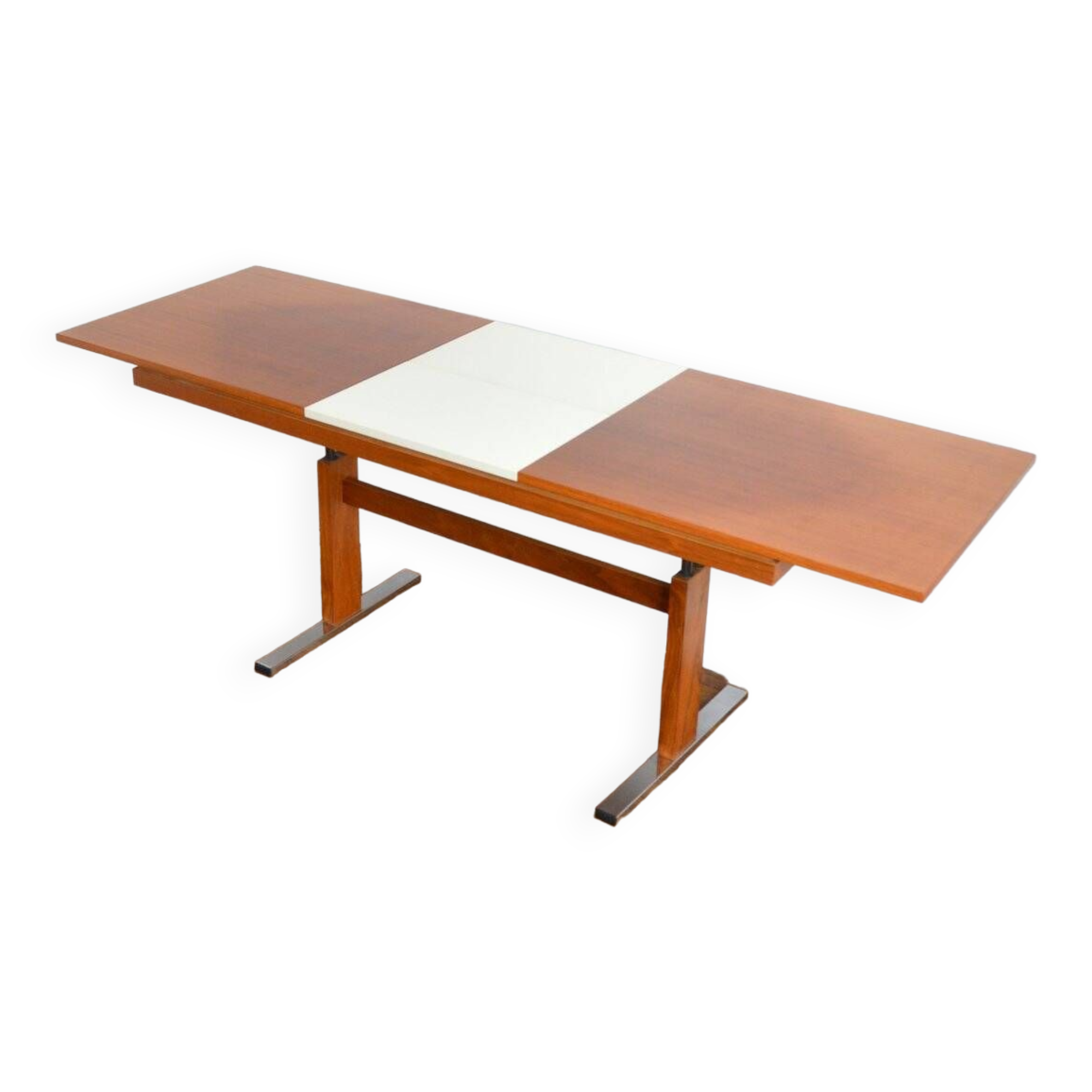 Scandinavian extendable dining table 1960s