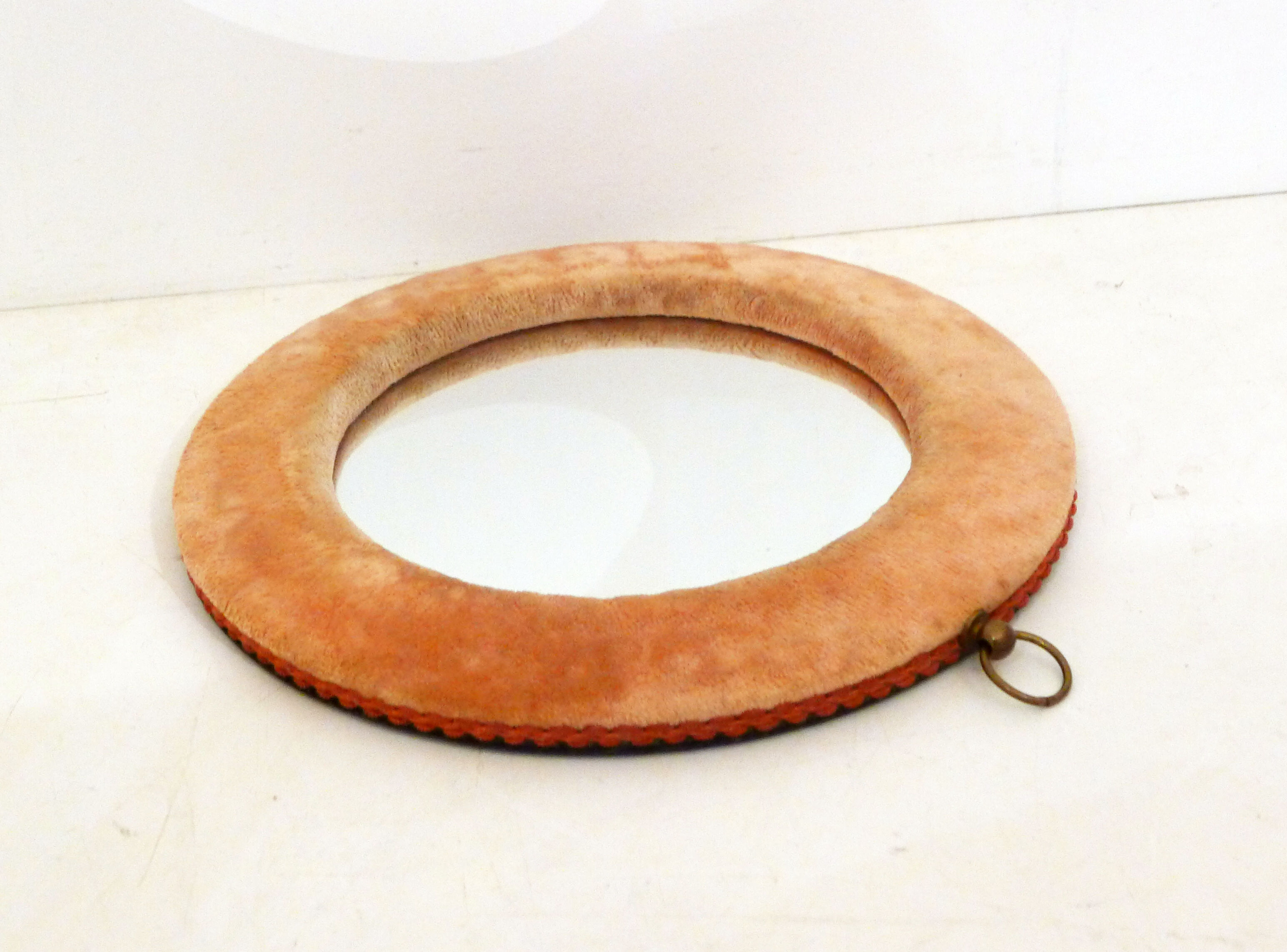 Mirror frame velvet pink 24cm