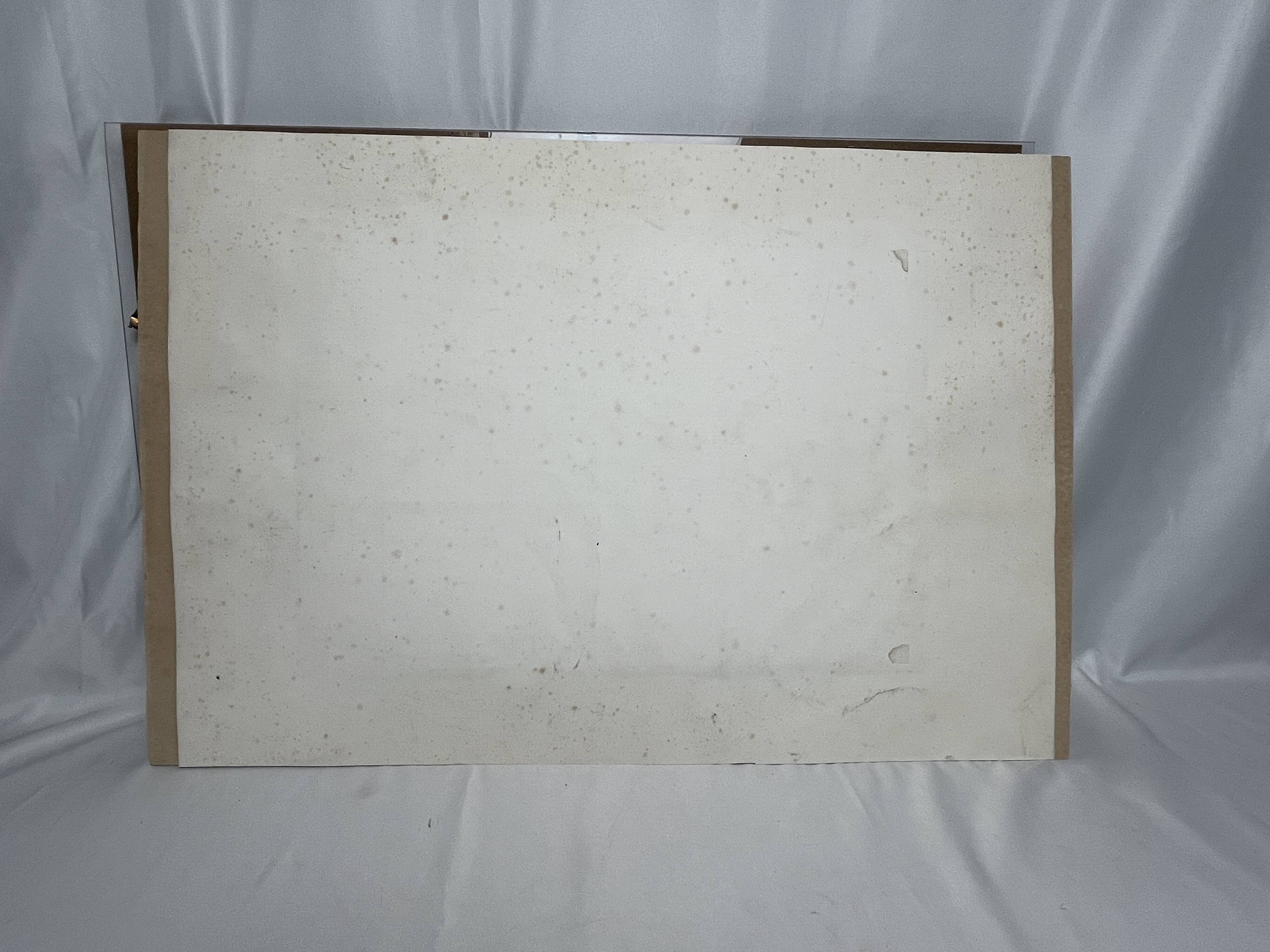 Pinet (h), watercolor landscape with bridge signed dated end of 19th century