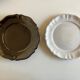 Set of 5 plates with godrons in glazed earth from Biot 1970